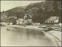 The Glen at Babbacombe. site of the murder